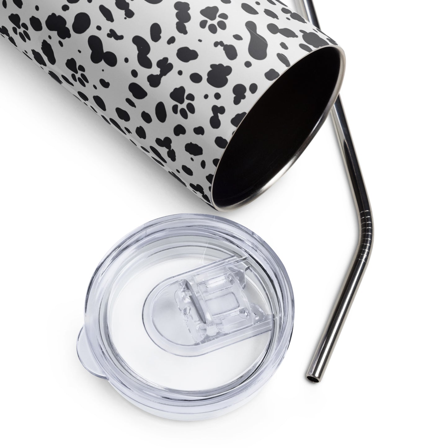 Dalmatian Print Stainless Tumbler